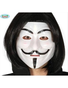 Maschera Indignato V per Vendetta Guirca - Diamante Rosa