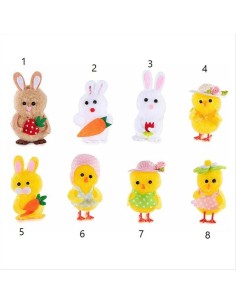 Coniglietti e Pulcini Pasquali in Finto Pelo - 8 Modelli 🐣✨