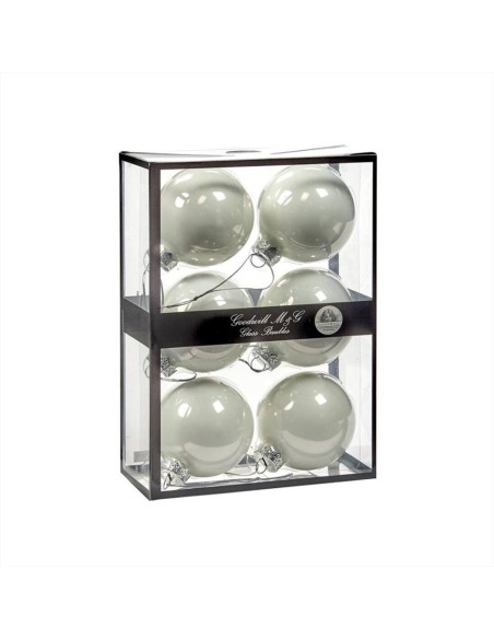 GOODWILL Pallina di vetro d.7cm BIANCO opaco 🎄🤍