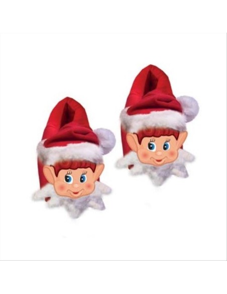 Pantofole Elfo Monello Kids 28-35 🎅 Morbide e divertenti per Natale