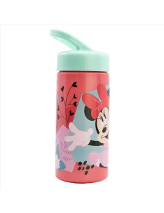 Borraccia 410ml Minnie con cannuccia e manico l Diamante Rosa