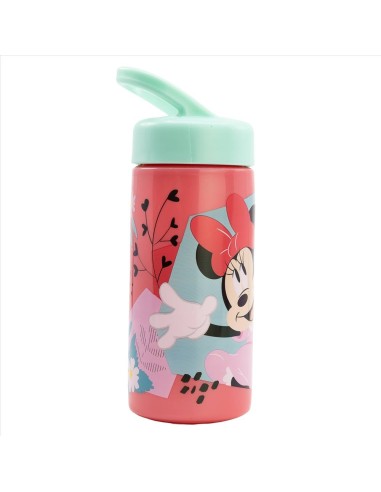 Borraccia 410ml Minnie con cannuccia e manico l Diamante Rosa