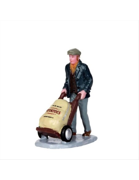 Market Worker 32118 Lemax – Figurina Operatore di Mercato 🥕🧺