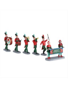 Christmas On Parade Set 6 pezzi – Lemax 03515 | Magia natalizia in min