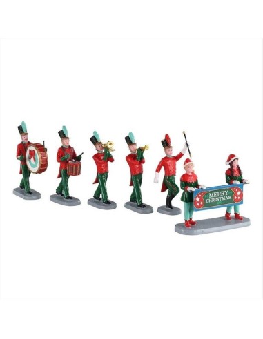 Christmas On Parade Set 6 pezzi – Lemax 03515 | Magia natalizia in min