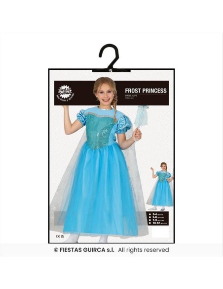 Costume Bambina Principessa del Ghiaccio - 4 Taglie | Diamante Rosa