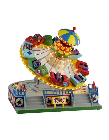 Topsy Turvy 54451 LEMAX – Giostra da Brivido con Adattatore EU