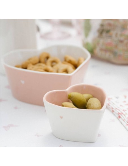 Ciotola Petit Amour 💖 con Cuoricino – 2 Varianti (Grande Piccola)