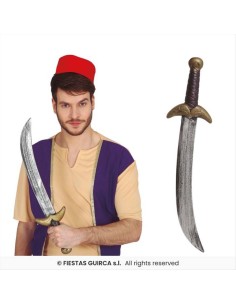 Spada Pirata 52 cm in PVC - Accessorio Costume | Diamante Rosa 2