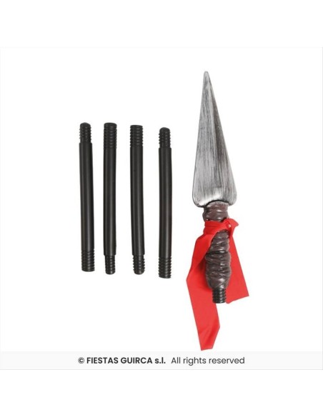 Lancia Smontabile 150 cm in PVC - Accessorio Guerriero | Diamante Rosa