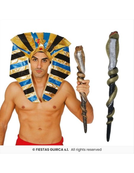 Scettro Serpente 60 cm - Accessorio Costume | Diamante Rosa