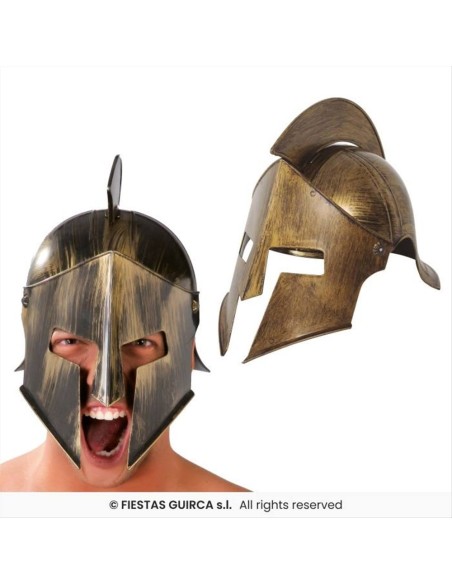 Elmo Guerriero Spartano in PVC | Diamante Rosa