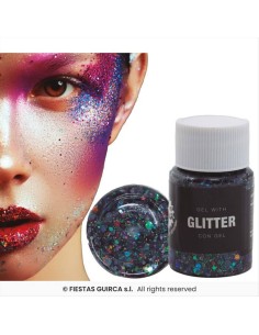 Glitter in Gel per Trucco 20 g - 11 Colori Make Up | Diamante Rosa
