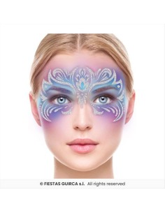 Glitter Adesivo per il Viso Fantasy - Make Up Creativo | Diamante Rosa 2