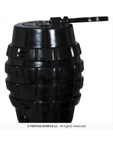 Set Polizia 4 Accessori - Manette, Pistola, Distintivo e Bomba a Mano 