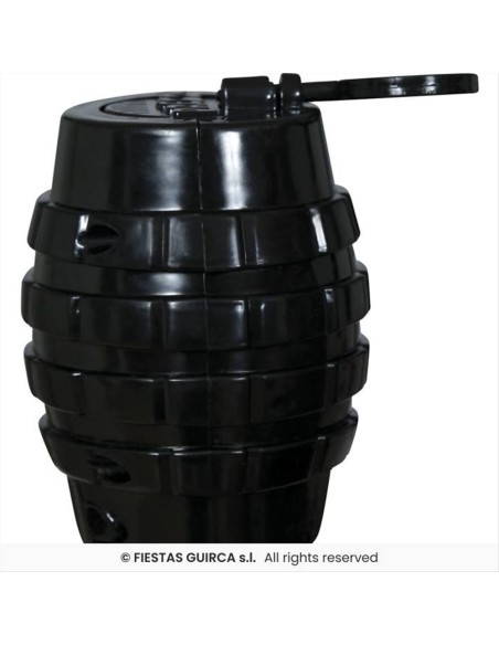 Set Polizia 4 Accessori - Manette, Pistola, Distintivo e Bomba a Mano 