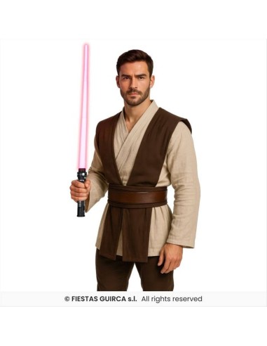 Spada Laser Spaziale con LED 76 cm | Diamante Rosa