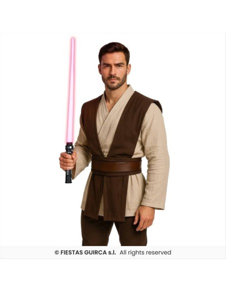 Spada Laser Spaziale con LED 76 cm | Diamante Rosa