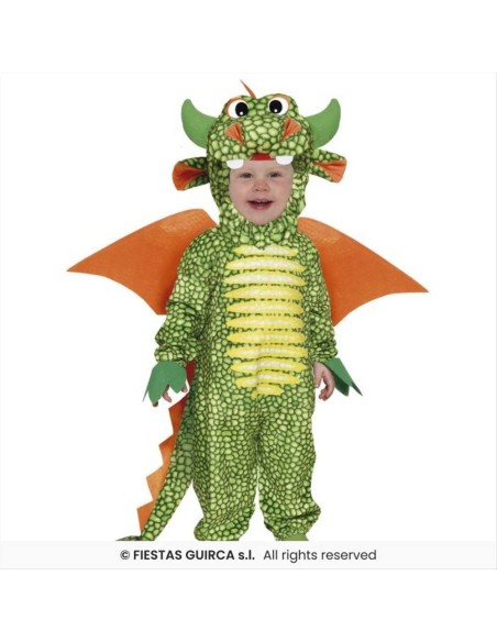 Costume Baby Drago - 3 Taglie | Diamante Rosa