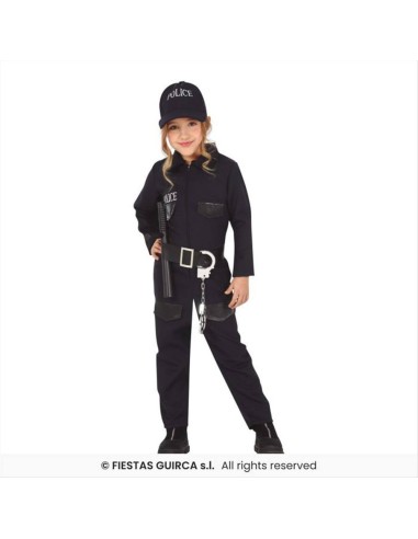 Costume Bambino Polizia - 3 Taglie | Diamante Rosa