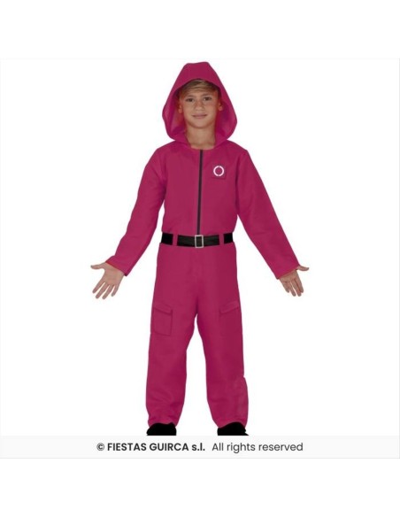 Costume Bambino Giocatore Tuta rossa Squid Game | Diamante Rosa