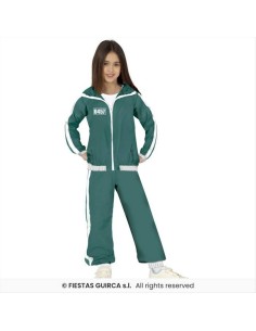 Costume Bambino Giocatore Tuta Verde Squid Game - 3 Taglie | Diamante  2