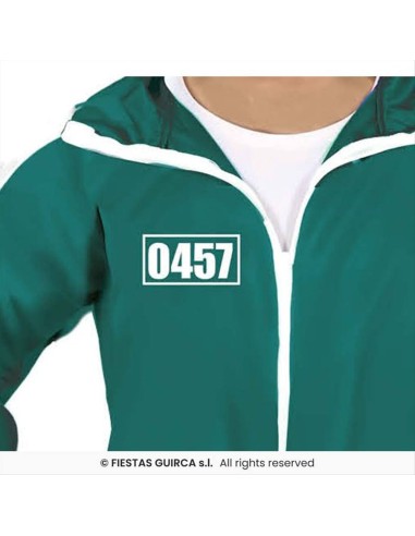 Costume Bambino Giocatore Tuta Verde Squid Game - 3 Taglie | Diamante 