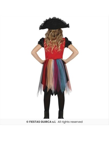 Costume Bambina Piratessa - 4 Taglie | Diamante Rosa