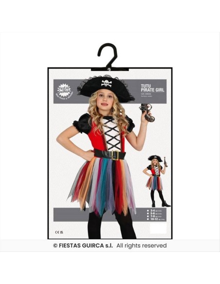 Costume Bambina Piratessa - 4 Taglie | Diamante Rosa