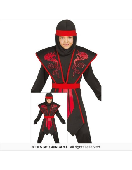 Costume Ninja Assassino Bambino - 4 Taglie | Diamante Rosa