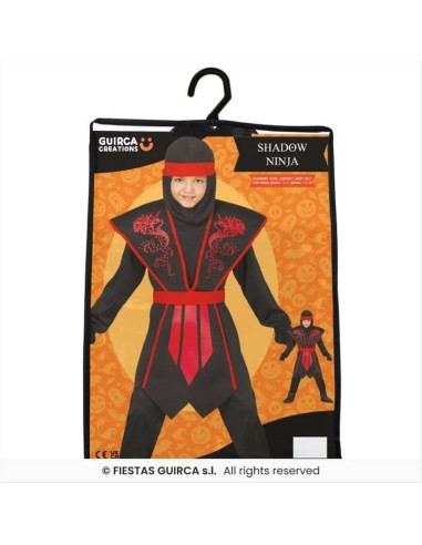 Costume Ninja Assassino Bambino - 4 Taglie | Diamante Rosa