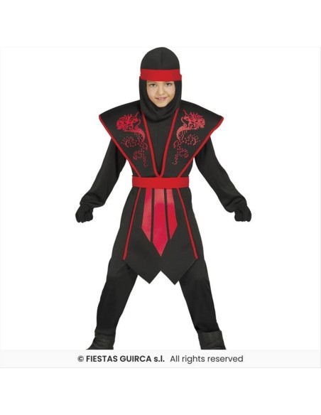 Costume Ninja Assassino Bambino - 4 Taglie | Diamante Rosa