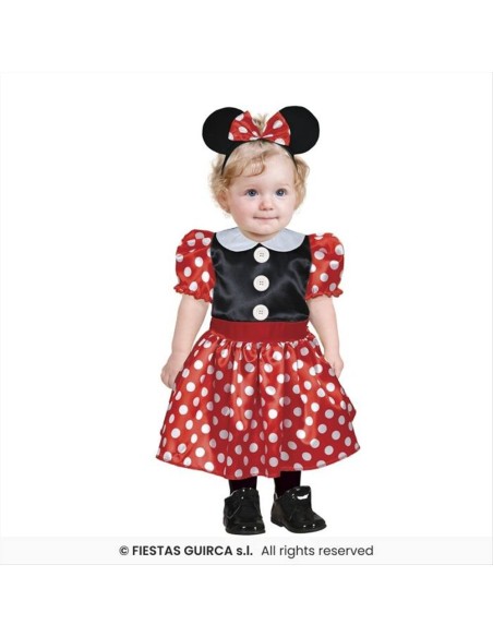 Costume Baby Minnie Mouse Topolina - 3 Taglie | Diamante Rosa