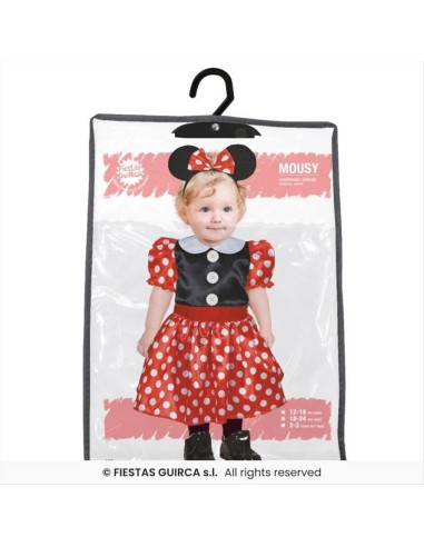 Costume Baby Minnie Mouse Topolina - 3 Taglie | Diamante Rosa