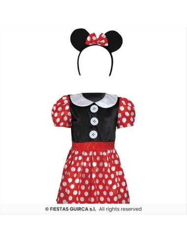 Costume Baby Minnie Mouse Topolina - 3 Taglie | Diamante Rosa
