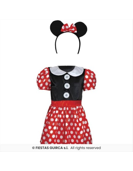 Costume Baby Minnie Mouse Topolina - 3 Taglie | Diamante Rosa