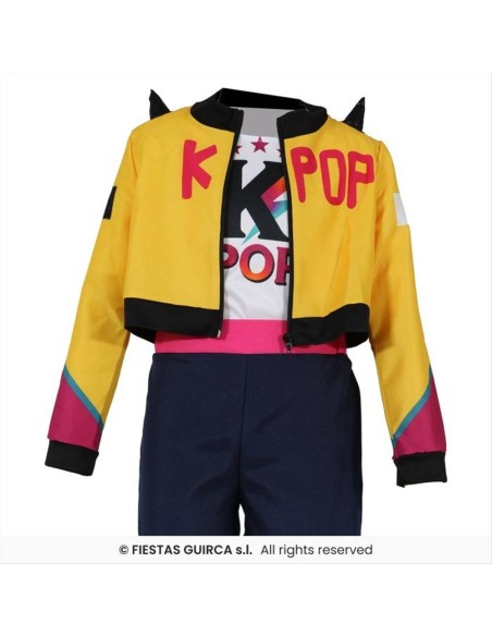 Costume K-Pop Demon Hunters Huntrix Bambino | Diamante Rosa