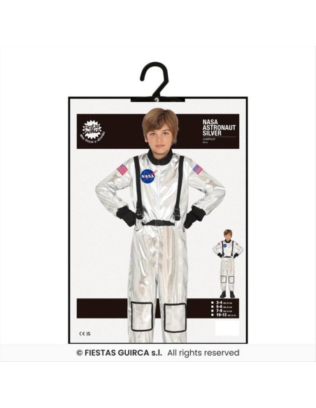 Costume Astronauta NASA Bambino - 3 Taglie | Diamante Rosa