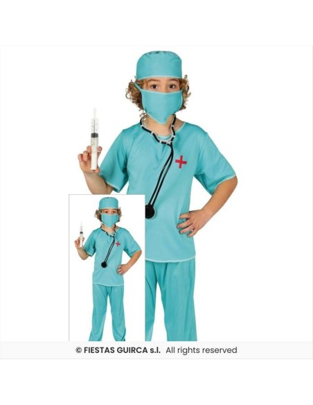 Costume Medico Chirurgo Bambino - 4 Taglie | Diamante Rosa