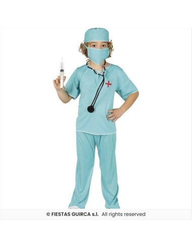 Costume Medico Chirurgo Bambino - 4 Taglie | Diamante Rosa