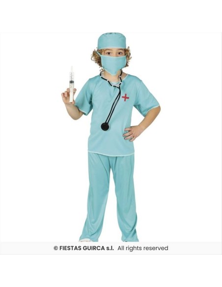 Costume Medico Chirurgo Bambino - 4 Taglie | Diamante Rosa