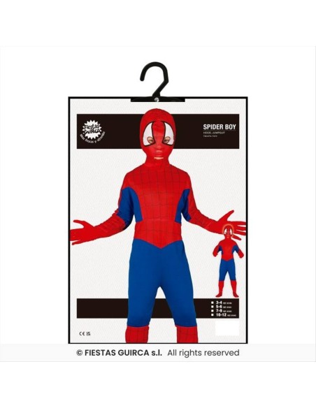 Costume Spiderman Bambino - 4 Taglie | Diamante Rosa