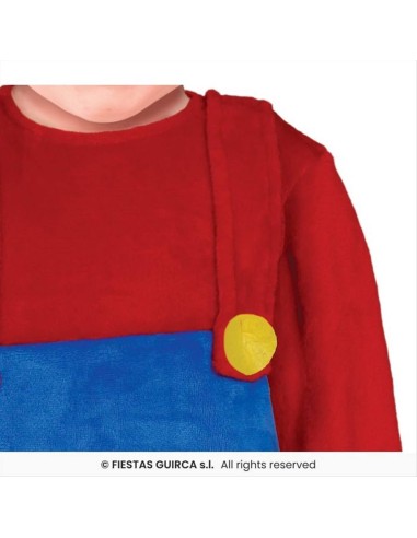Costume Baby Super Mario - 3 Taglie | Diamante Rosa