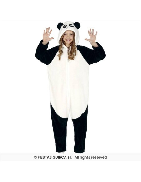 Costume Bambino Panda Kigurumi - 3 Taglie | Diamante Rosa
