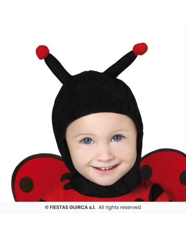 Costume Baby Coccinella - 2 Taglie | Diamante Rosa