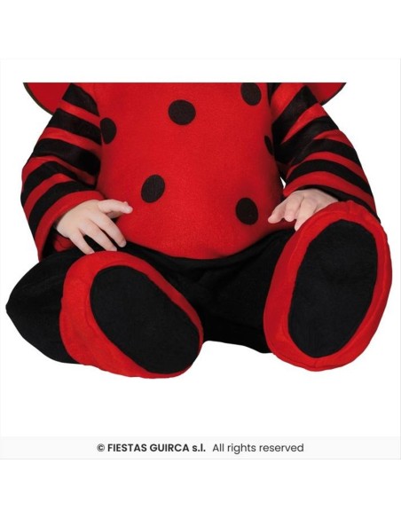 Costume Baby Coccinella - 2 Taglie | Diamante Rosa