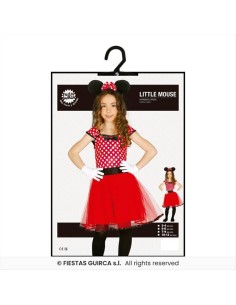 Costume Bambina Minnie Mouse Topolina - 4 Taglie | Diamante Rosa 2