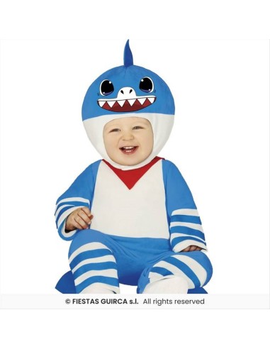 Costume Baby Babyshark - 2 Taglie | Diamante Rosa