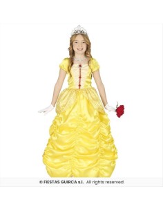 Costume Bambina Principessa Belle - 3 Taglie | Diamante Rosa
