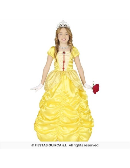 Costume Bambina Principessa Belle - 3 Taglie | Diamante Rosa